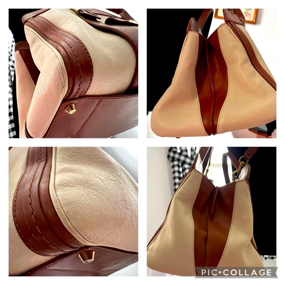 Chloé Alice leather shoulder bag in beige & brown + certificate of authenticity - Picture 3 of 9